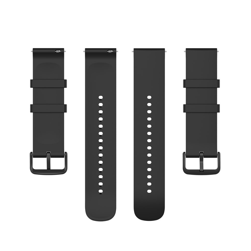 Bracelet en silicone pour Hama Fit Watch 4910, noir