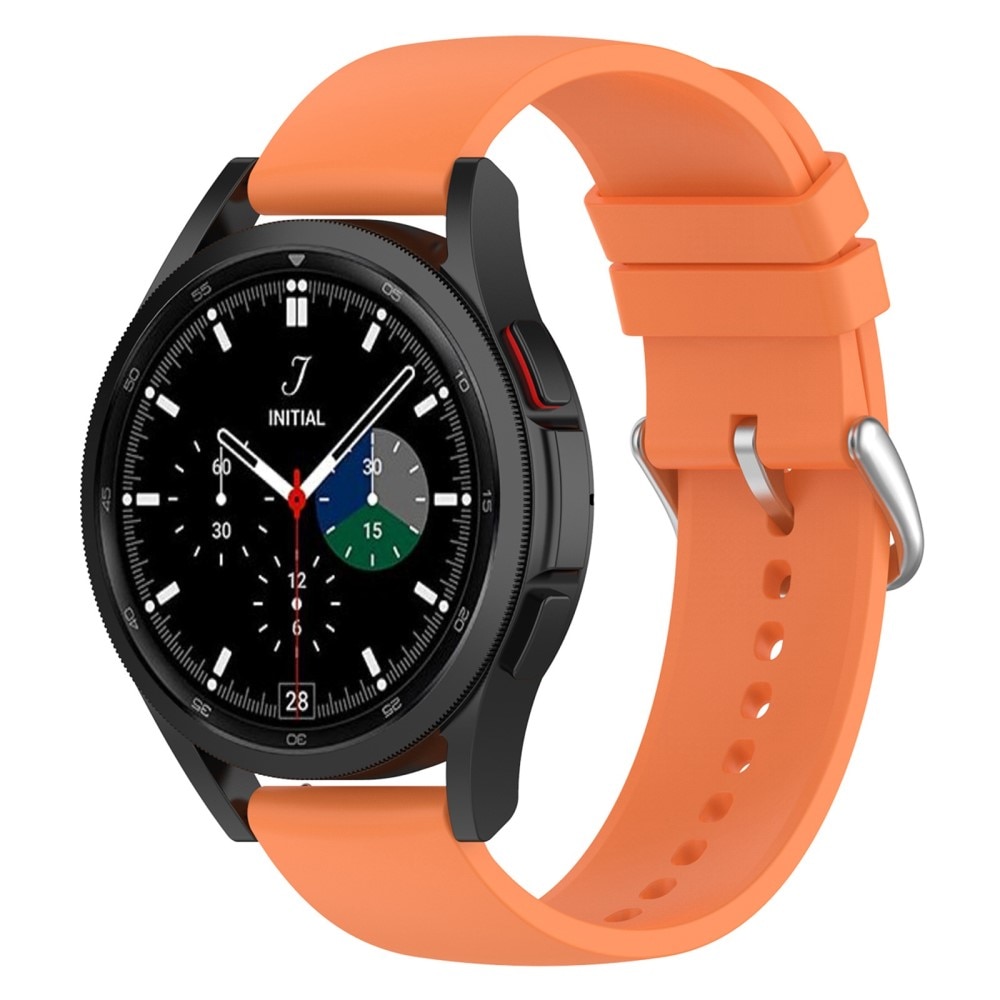 Bracelet en silicone pour Samsung Galaxy Watch 4/5 40mm, orange