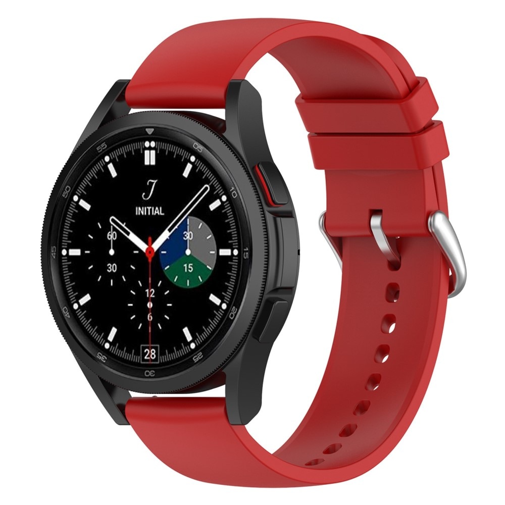 Bracelet en silicone pour Samsung Galaxy Watch 4/5 40mm, rouge