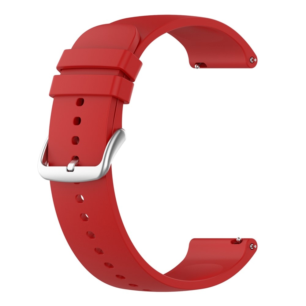 Bracelet en silicone pour Withings ScanWatch 2 42mm, rouge