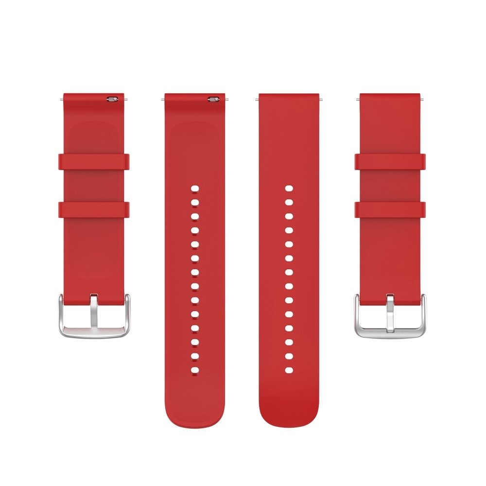Bracelet en silicone pour Hama Fit Watch 4910, rouge