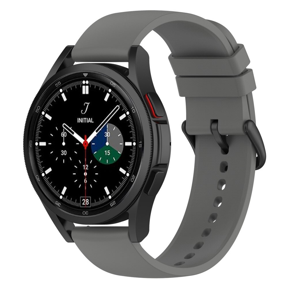 Bracelet en silicone pour Samsung Galaxy Watch 5 40mm, Gris