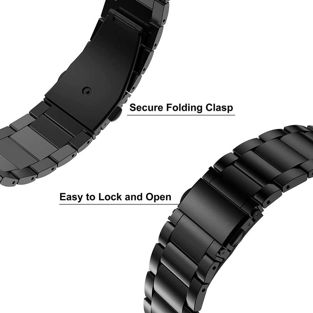 Bracelet en titane Garmin Vivoactive 4, noir