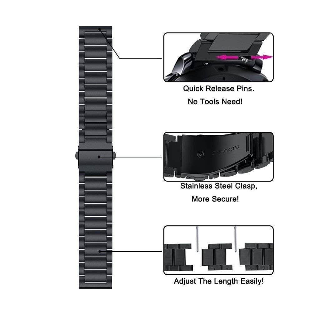 Bracelet en titane Xiaomi Watch S3, noir