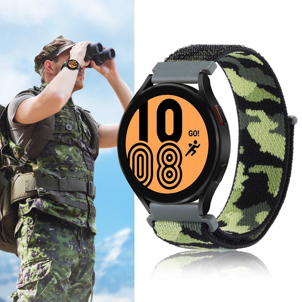 Bracelet en nylon Hama Fit Watch 6910, camouflage