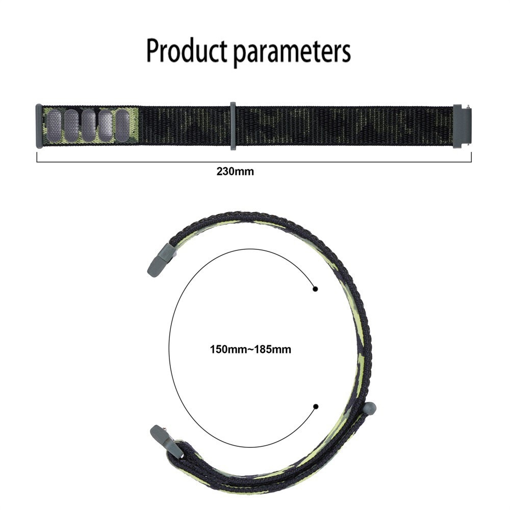 Bracelet en nylon Huawei Watch GT 4 46mm, Camouflage