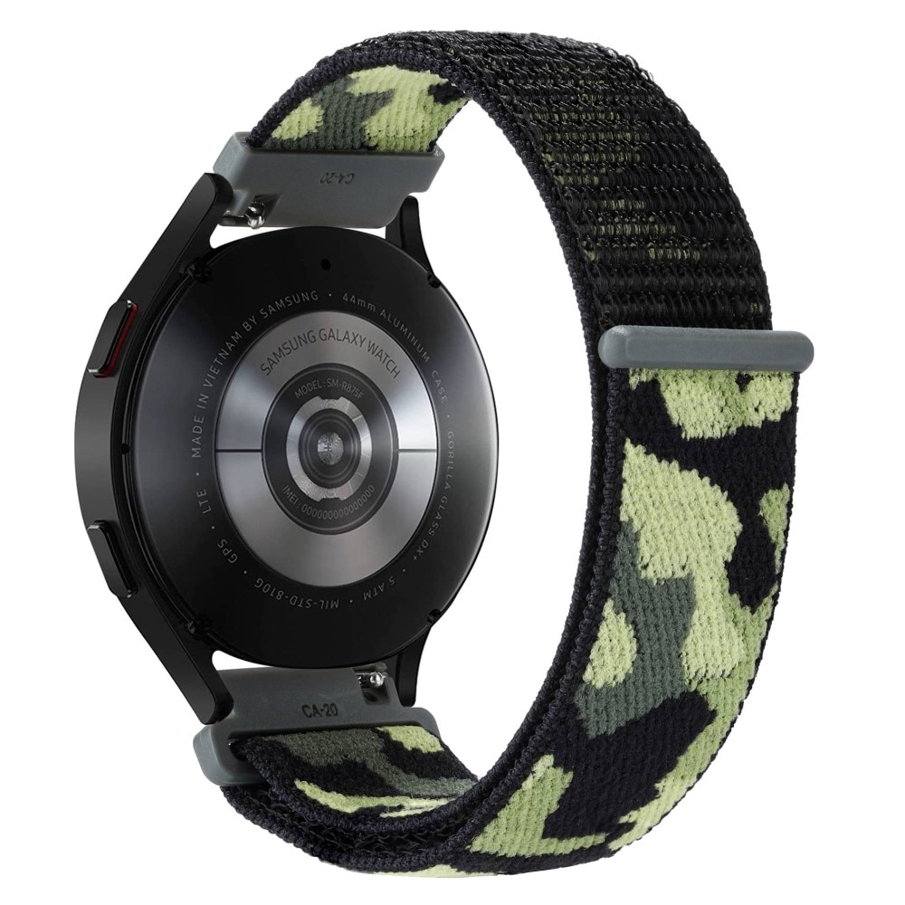Bracelet en nylon Samsung Galaxy Watch 4 44mm, Camouflage