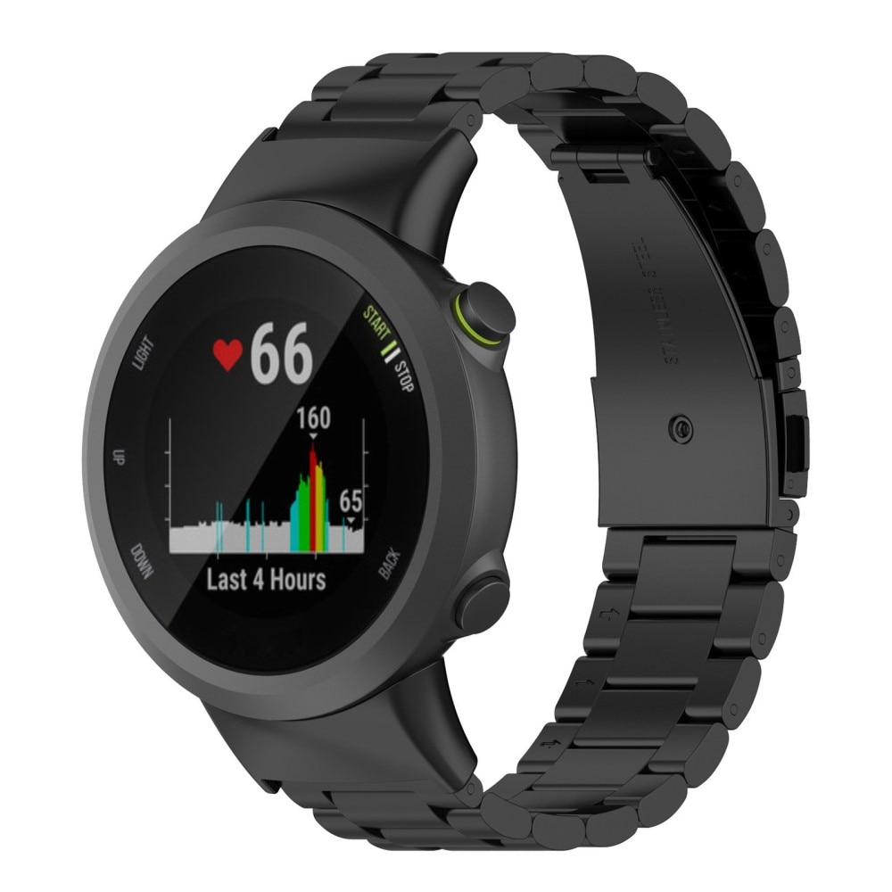 Bracelet en métal Garmin Forerunner 45, Noir
