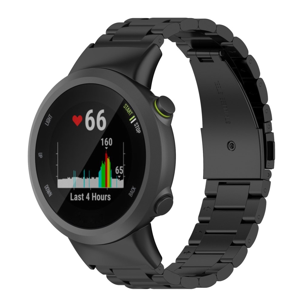 Bracelet en métal Garmin Forerunner 45 Noir