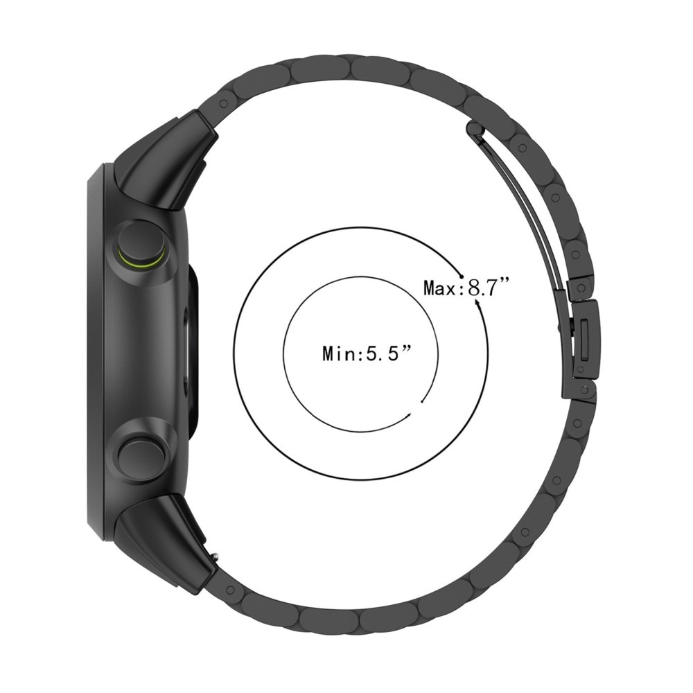 Bracelet en métal Garmin Forerunner 45, Noir