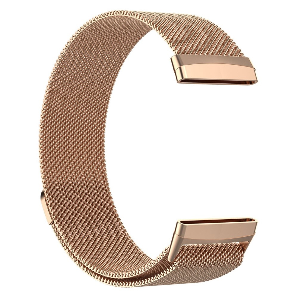 Bracelet milanais pour Fitbit Versa 3/Sense, or rose