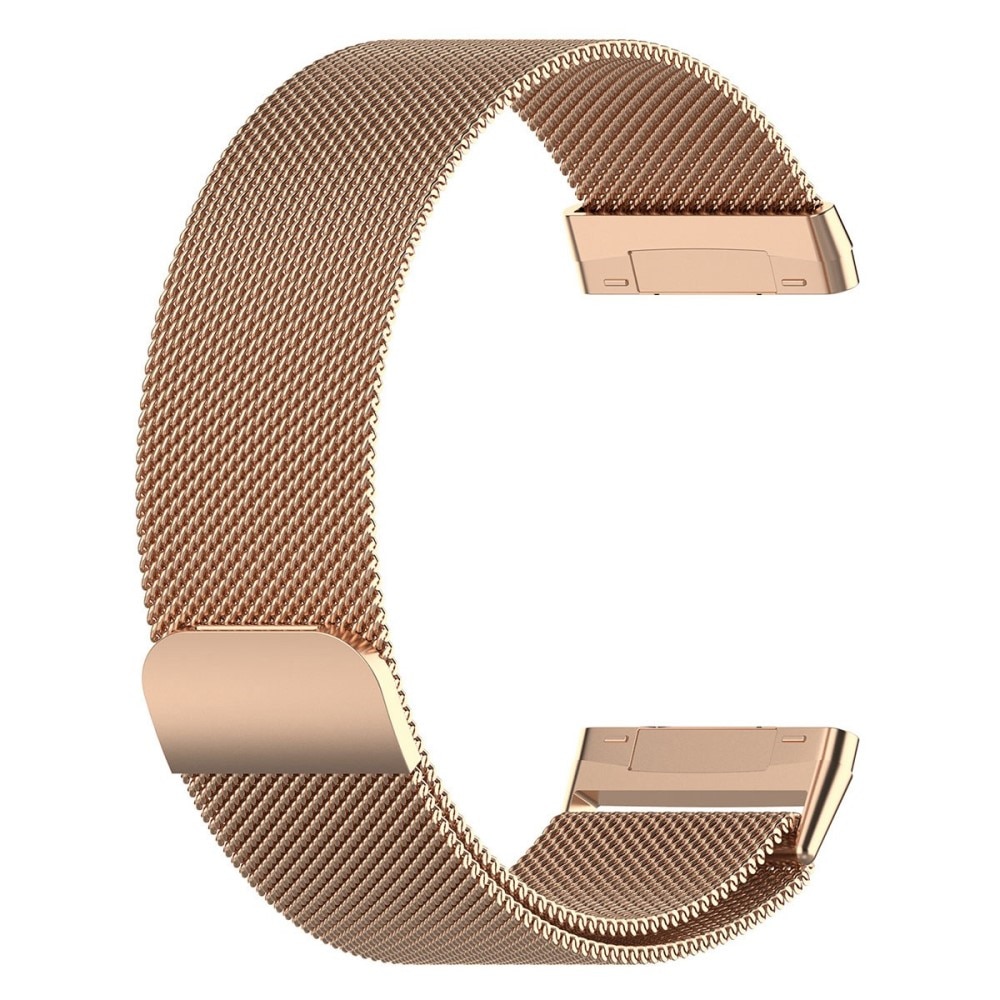 Bracelet milanais pour Fitbit Versa 3/Sense, or rose