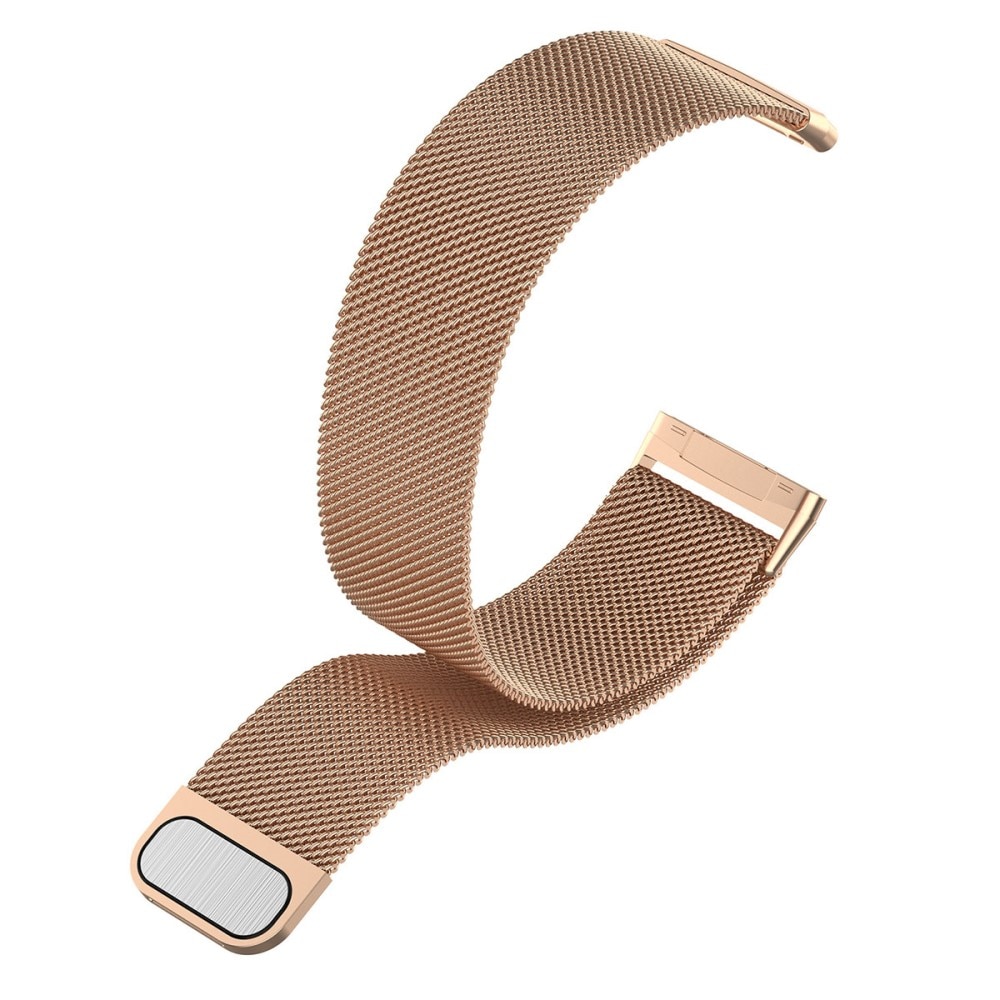 Bracelet milanais pour Fitbit Sense 2, Or rose