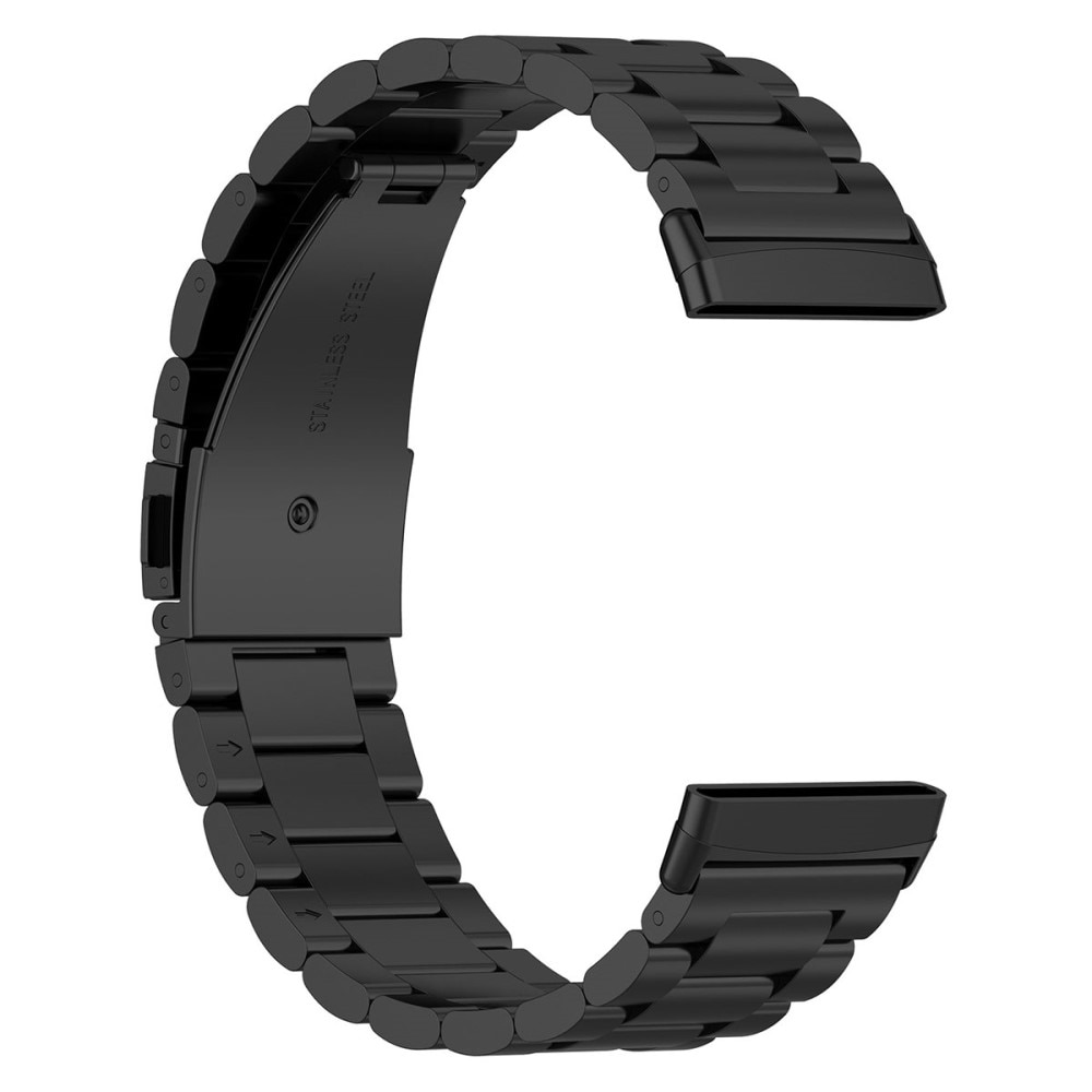 Bracelet en métal Fitbit Sense 2, Noir