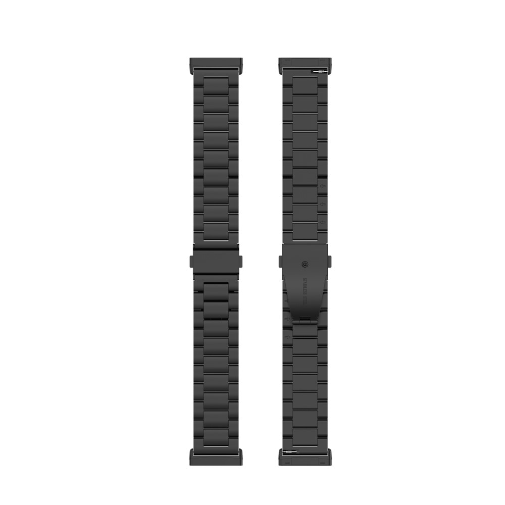Bracelet en métal Fitbit Sense 2, Noir