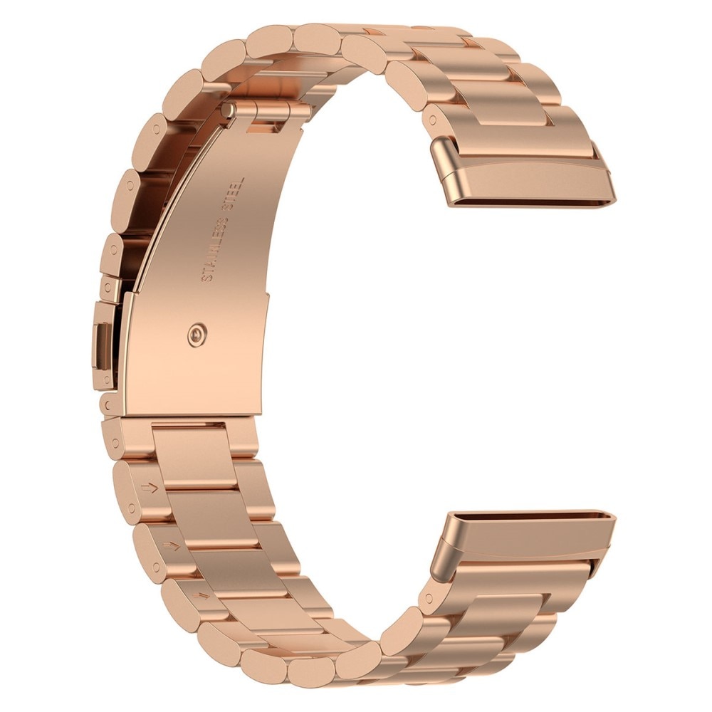 Bracelet en métal Fitbit Sense 2, Or rose
