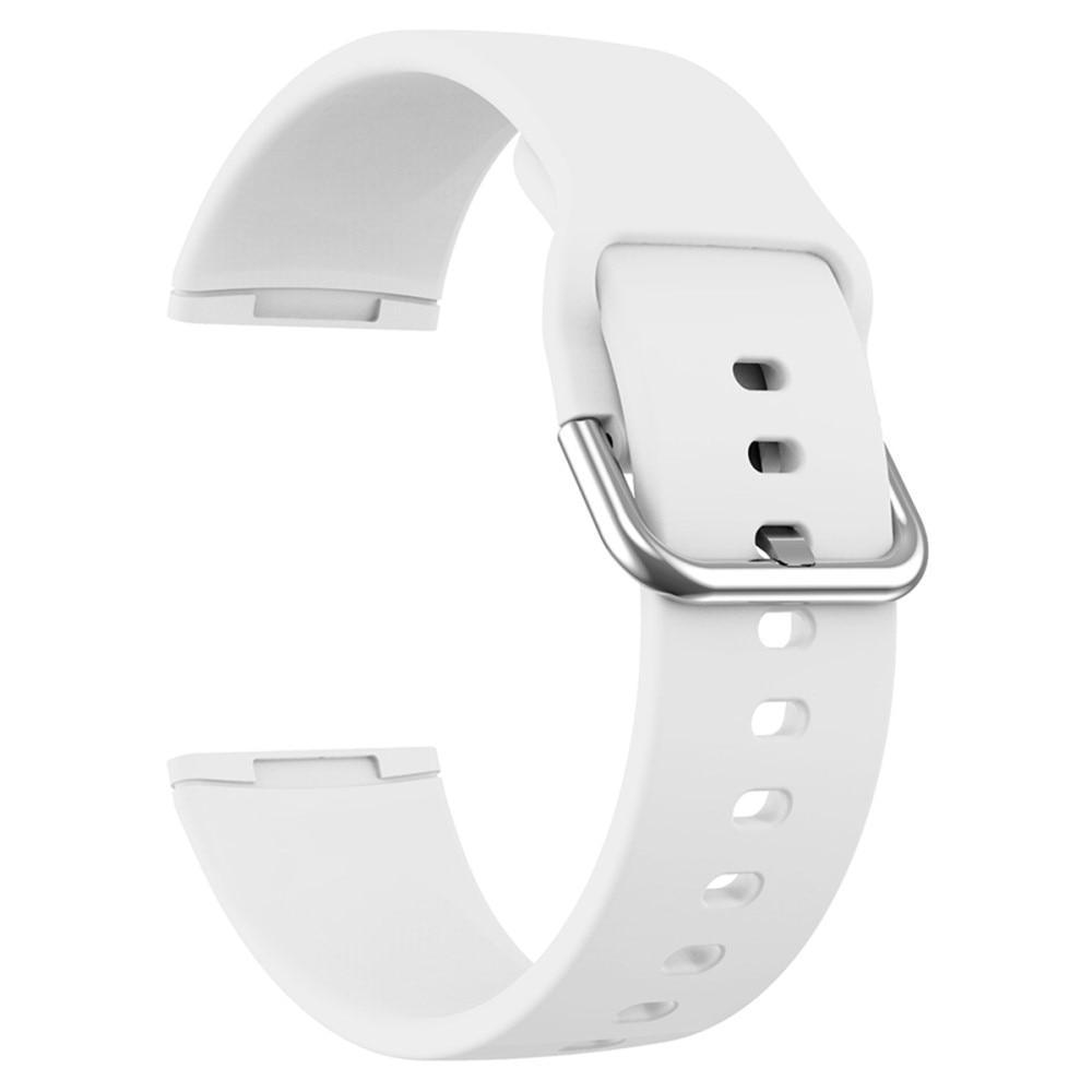 Bracelet en silicone pour Fitbit Versa 4, blanc