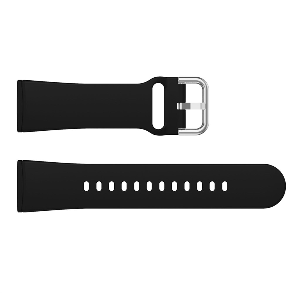 Bracelet en silicone pour Fitbit Sense 2, Noir