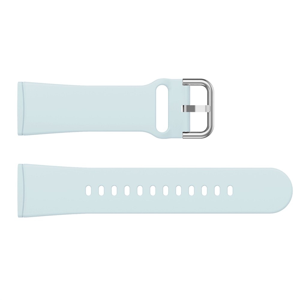 Bracelet en silicone pour Fitbit Versa 4, bleu