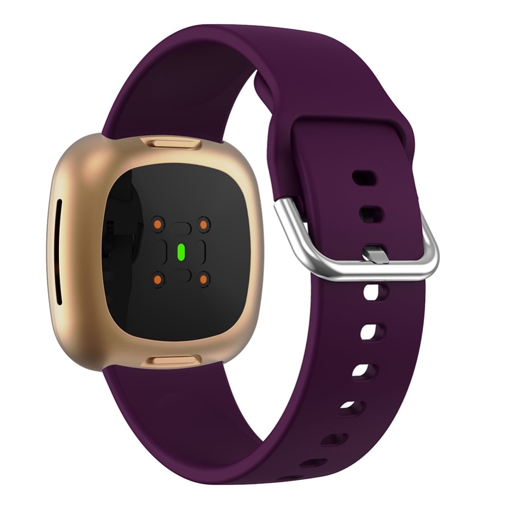 Bracelet en silicone pour Fitbit Versa 4, violet