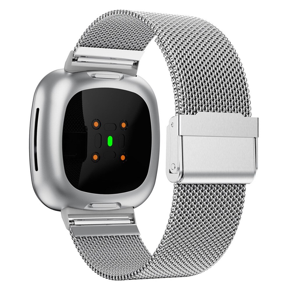 Bracelet Mesh Fitbit Versa 3/Sense Argent