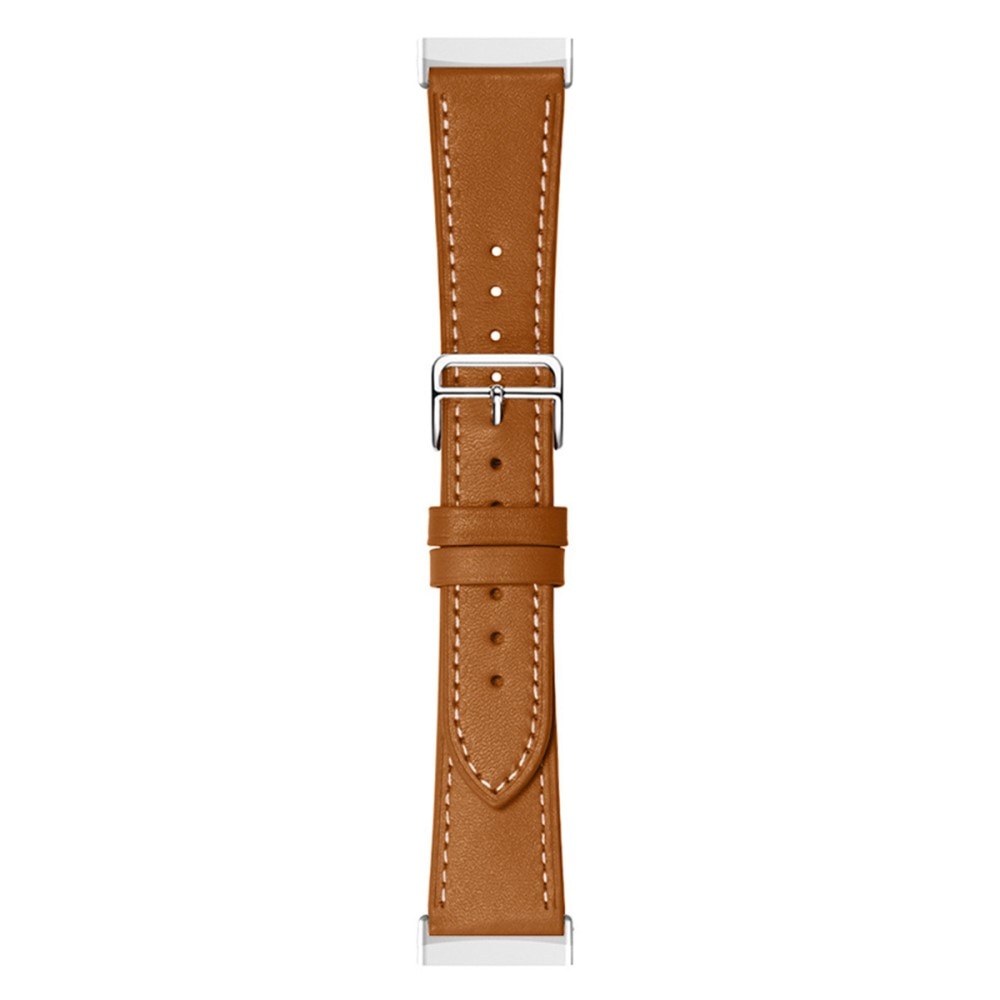 Bracelet en cuir Fitbit Sense 2 Marron