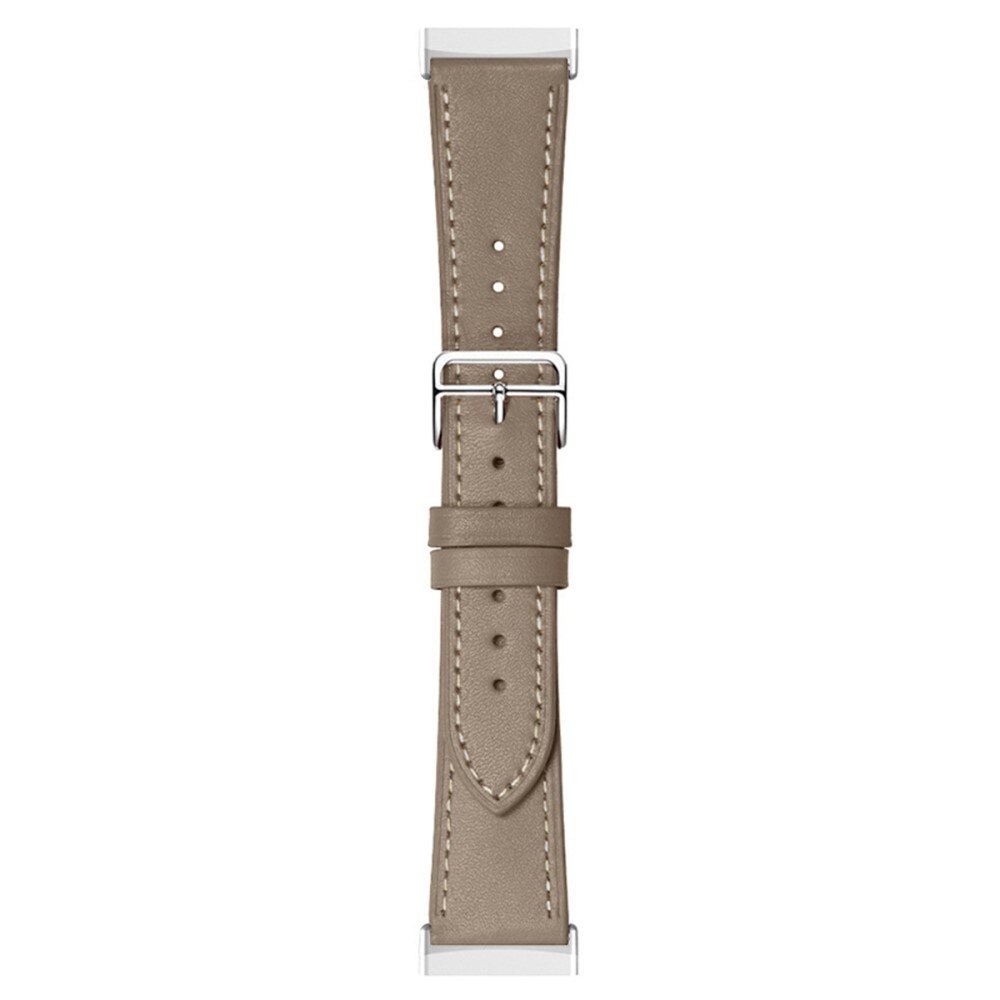 Bracelet en cuir Fitbit Versa 4 Gris