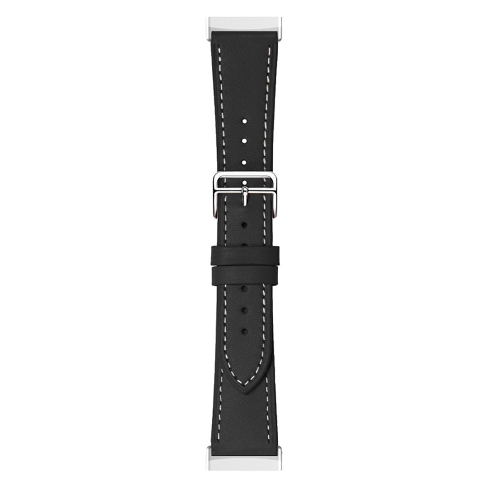 Bracelet en cuir Fitbit Sense 2, Noir