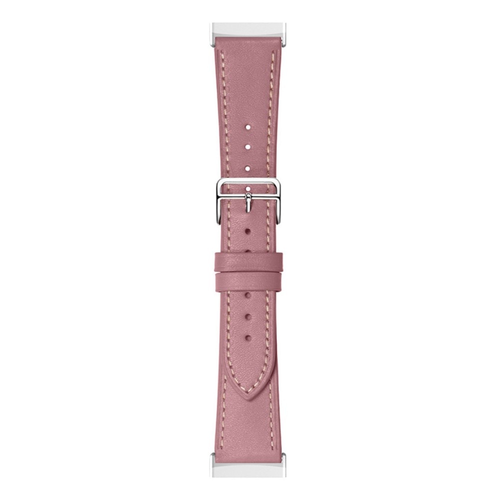 Bracelet en cuir Fitbit Versa 4, Rose