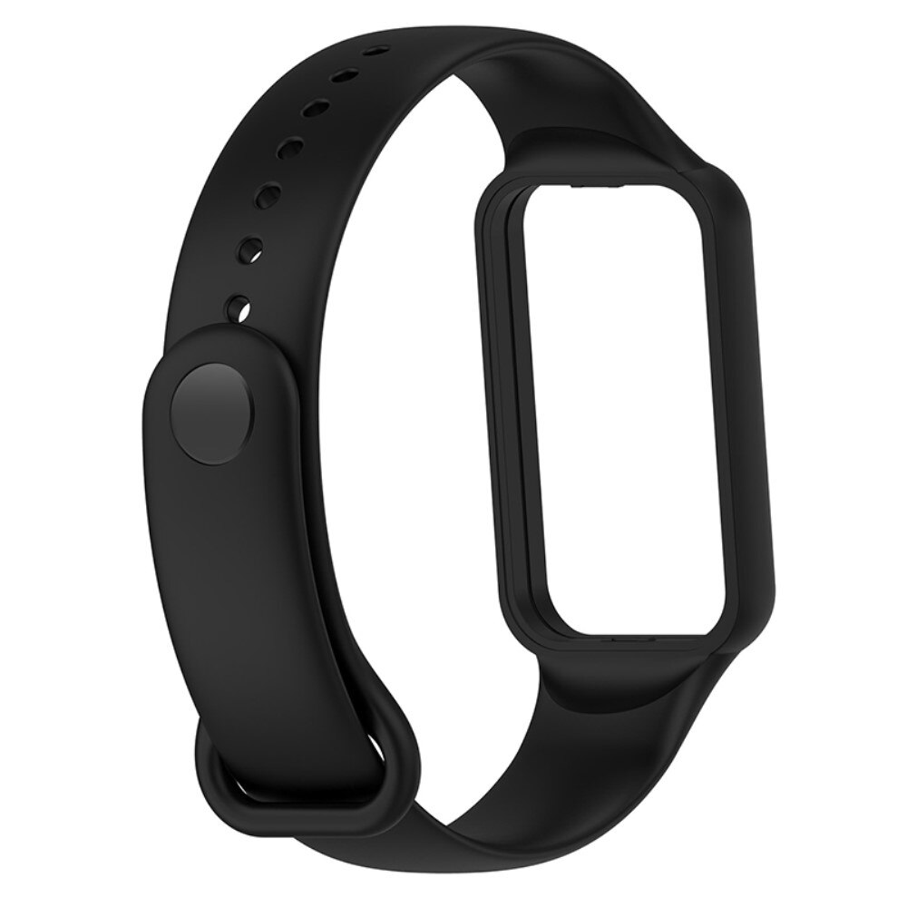 Bracelet en silicone pour Amazfit Band 7, noir