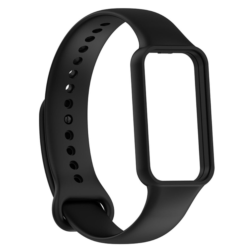 Bracelet en silicone pour Amazfit Band 7, noir