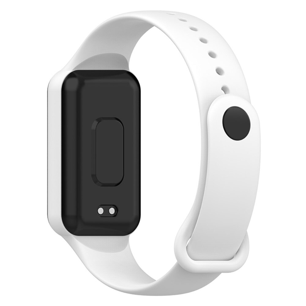 Bracelet en silicone pour Amazfit Band 7, blanc