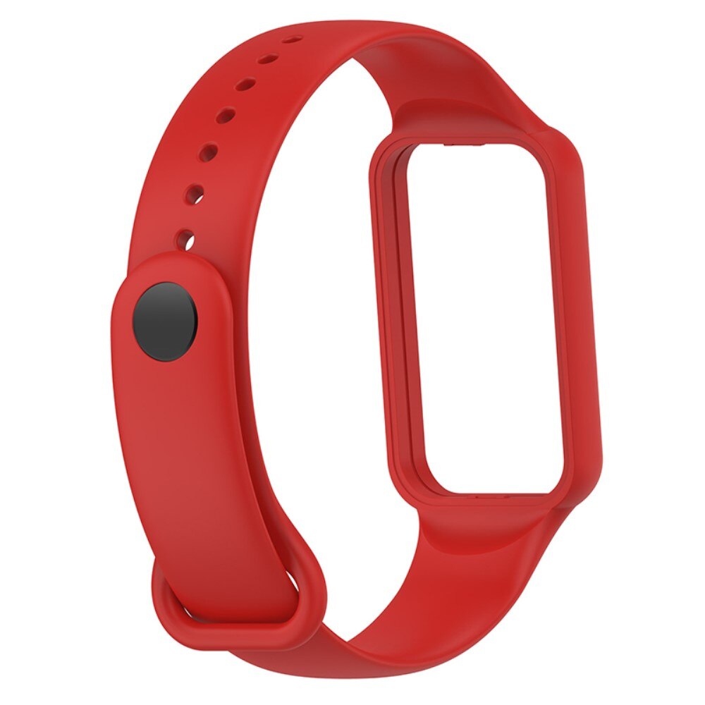 Bracelet en silicone pour Amazfit Band 7, rouge