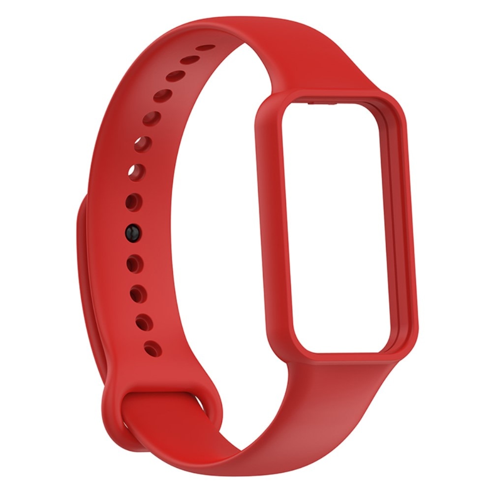 Bracelet en silicone pour Amazfit Band 7, rouge