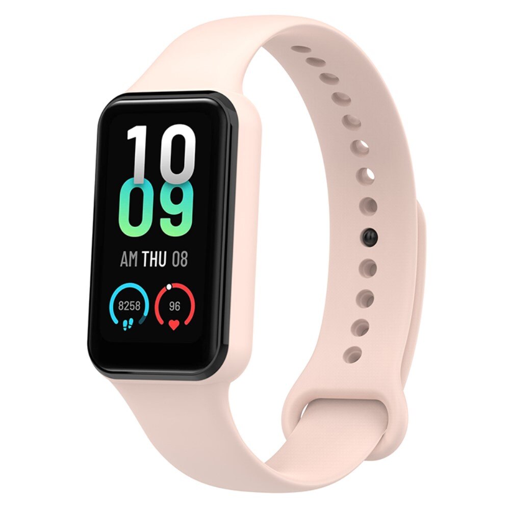 Bracelet en silicone pour Amazfit Band 7, rose