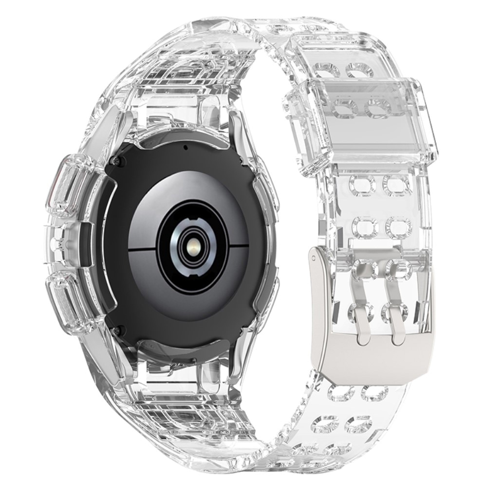 Bracelet avec coque Crystal Samsung Galaxy Watch 4/5 44mm Transparent