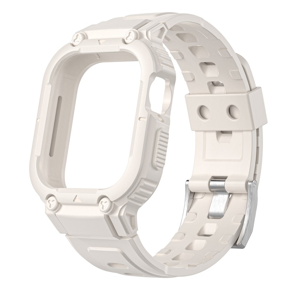 Bracelet avec coque Aventure Apple Watch 41mm Series 7, beige