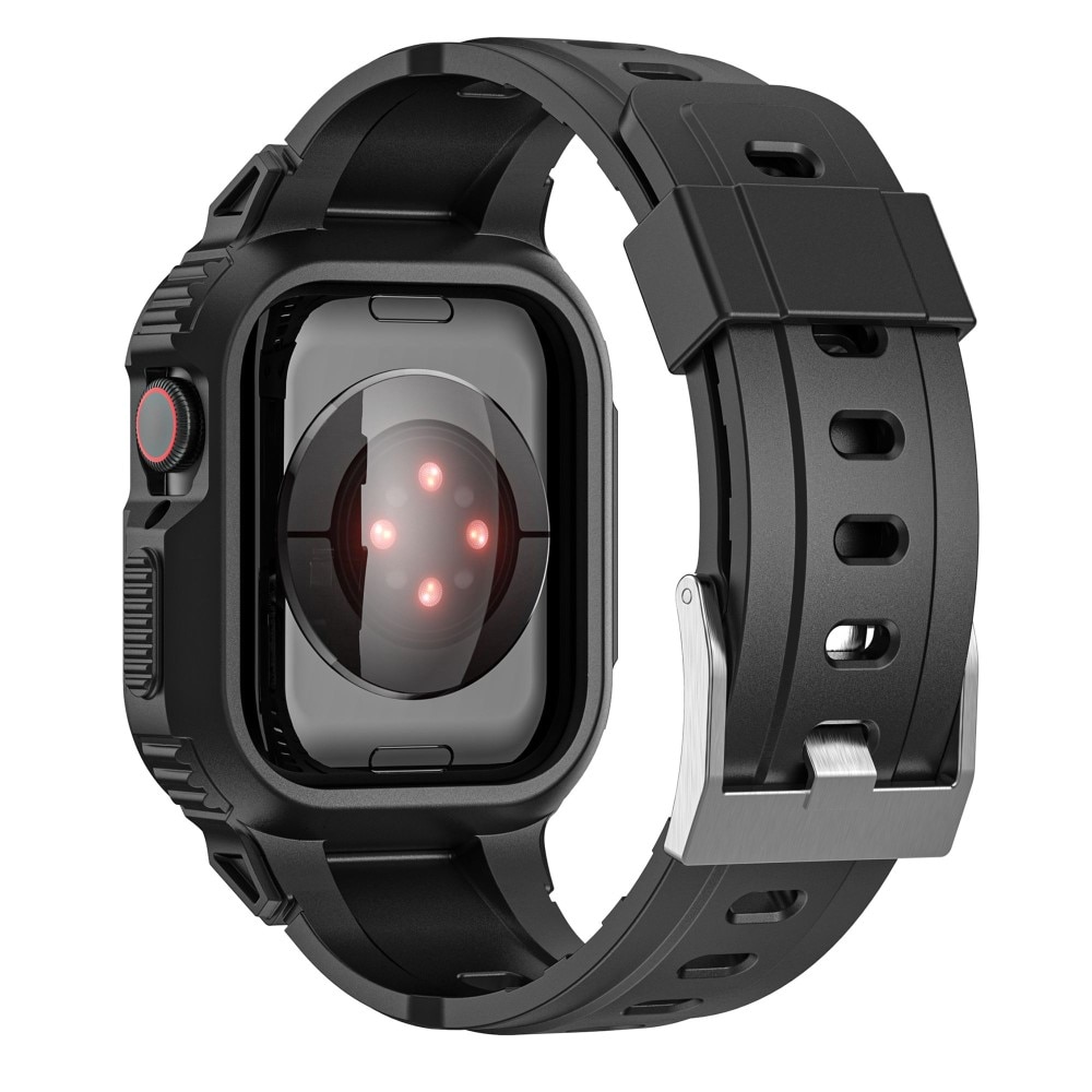 Bracelet avec coque Aventure Apple Watch 45mm Series 8 Noir