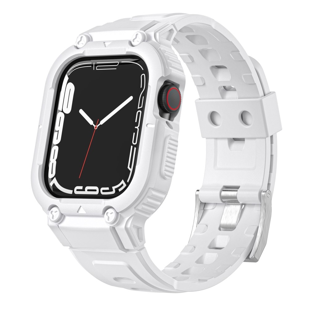Bracelet avec coque Aventure Apple Watch 45mm Series 8 Blanc