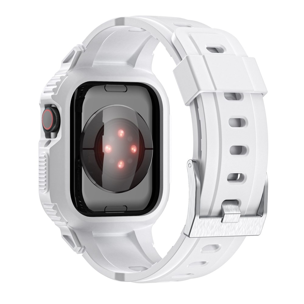 Bracelet avec coque Aventure Apple Watch 45mm Series 8 Blanc