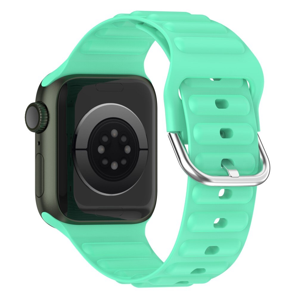 Bracele en silicone Résistant Apple Watch 42mm, vert