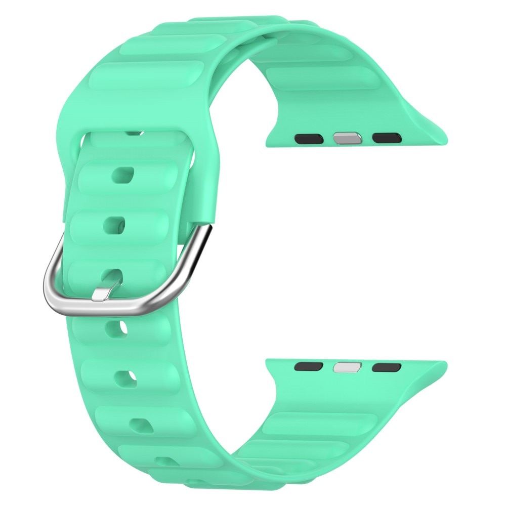 Bracele en silicone Résistant Apple Watch 42mm, vert