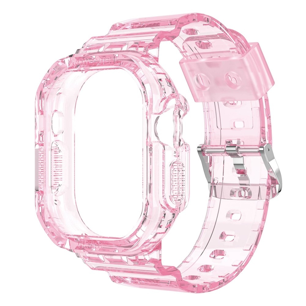 Bracelet avec coque Crystal Apple Watch Ultra 2 49mm, gris