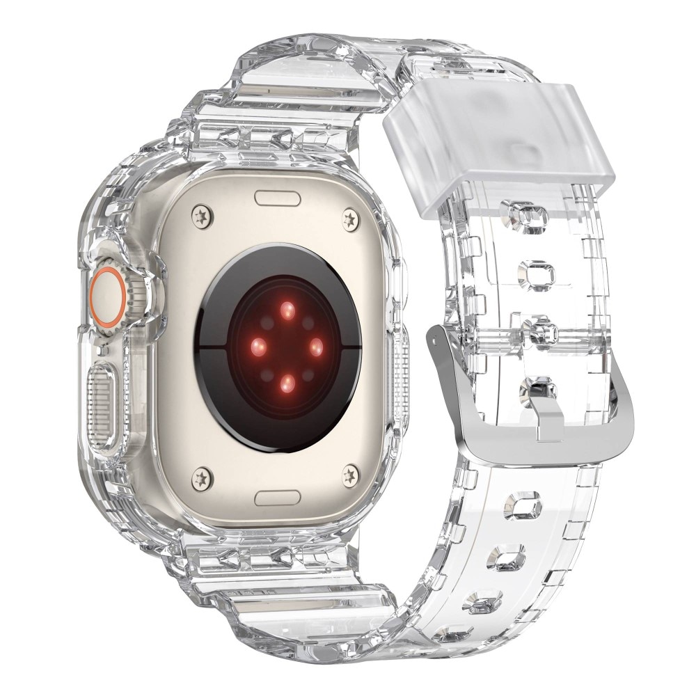 Bracelet avec coque Crystal Apple Watch Ultra 49 mm Transparent