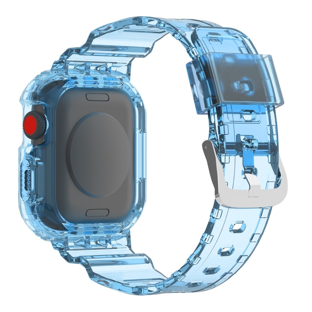 Bracelet avec coque Crystal Apple Watch 38mm, bleu