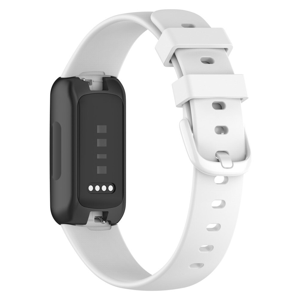 Bracelet en silicone pour Fitbit Inspire 3, blanc