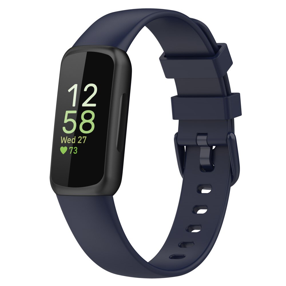 Bracelet en silicone pour (Small) Fitbit Inspire 3, bleu