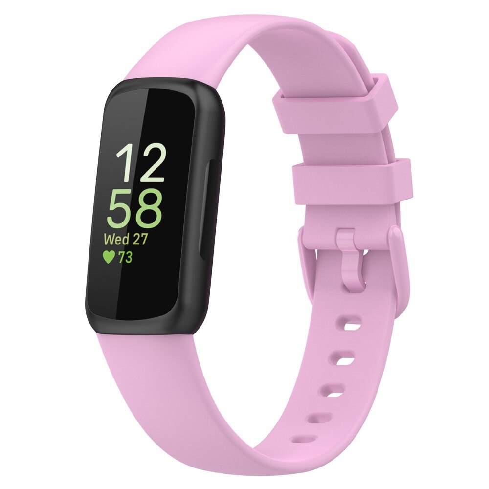 Bracelet en silicone pour (Small) Fitbit Inspire 3, rose