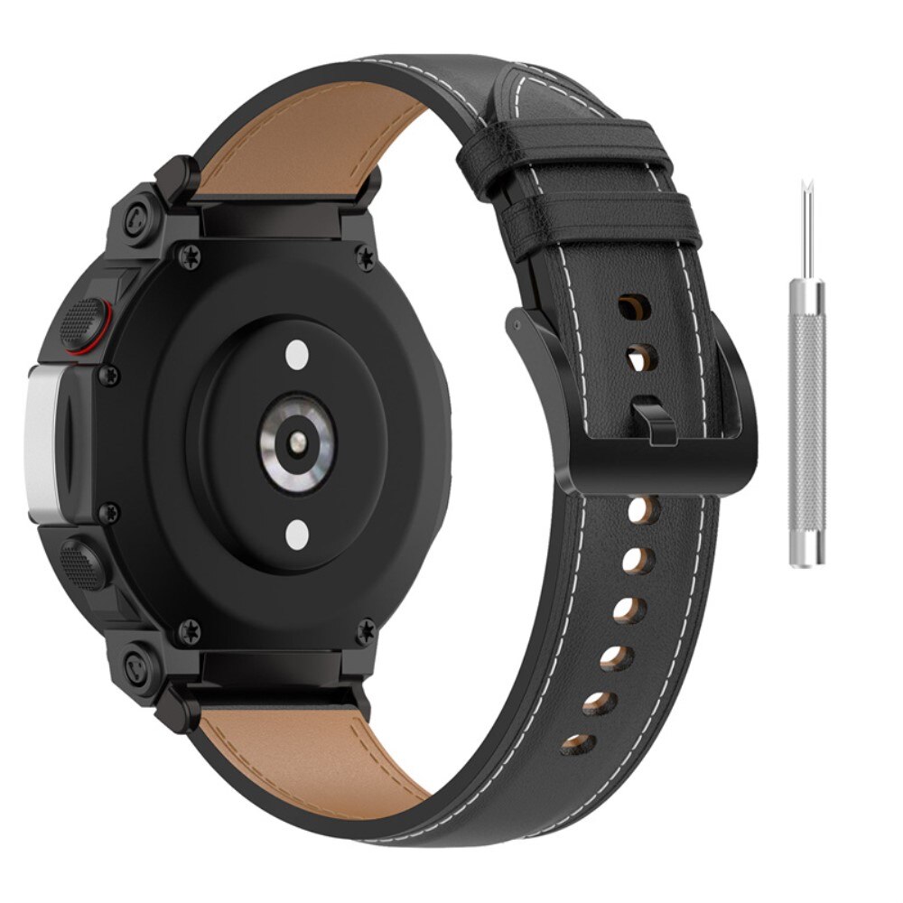 Bracelet en cuir Amazfit T-Rex 2 Noir