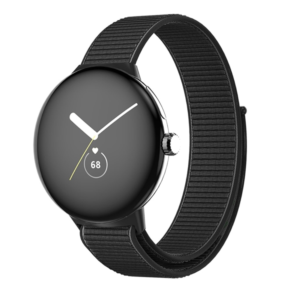 Bracelet en nylon Google Pixel Watch 2, noir